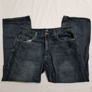 Flypaper Darkwash distressed jeans 36X30